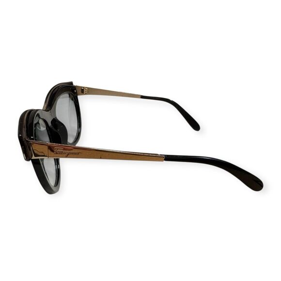 Salvatore Ferragamo 774 Sunglasses‎ Women Black Translucent Gold SF774S Gradient